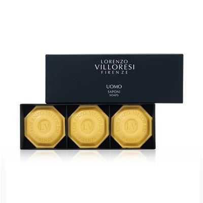 VILLORESI Uomo Box 3 Soaps 100 gr x 3